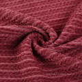 Jersey de haute qualité tissu chenille pour vêtement microfibre simple teint 100% polyester, 100% poly de conceptions à rayures tricotées image